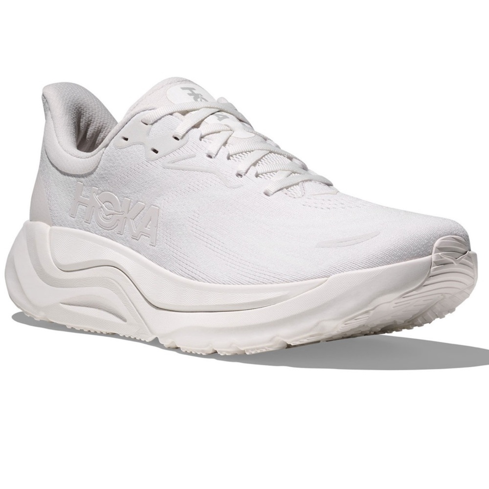 New in Box HOKA Women's Arahi 8 White/White Running Shoes - Picture 2 of 9